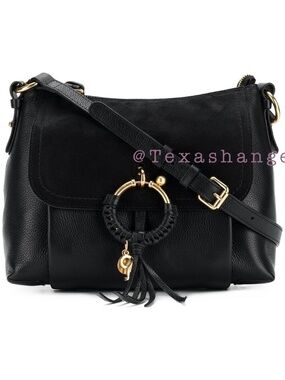See by Chloe NWT Joan leather shoulder bag Black